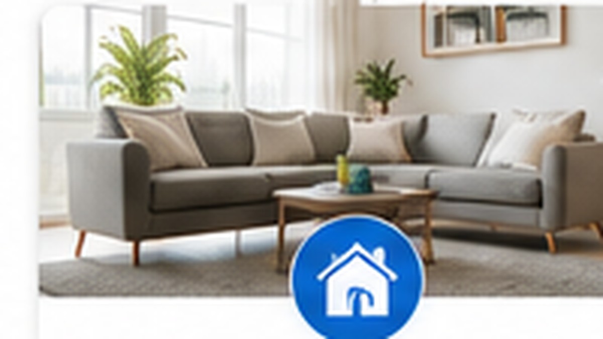 Clean residential home interior